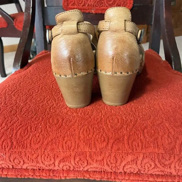 Dansko Women's Heeled Clogs Brown Size 40 (Women’s 10) Comfortable Casual Shoes - Picture 9 of 9